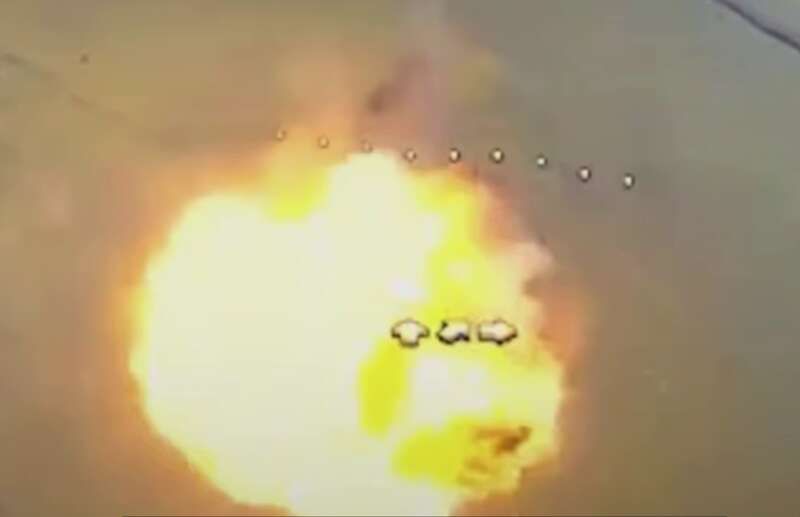 A video of the downing of Russian drones has surfaced online dqxikeidqxitkant