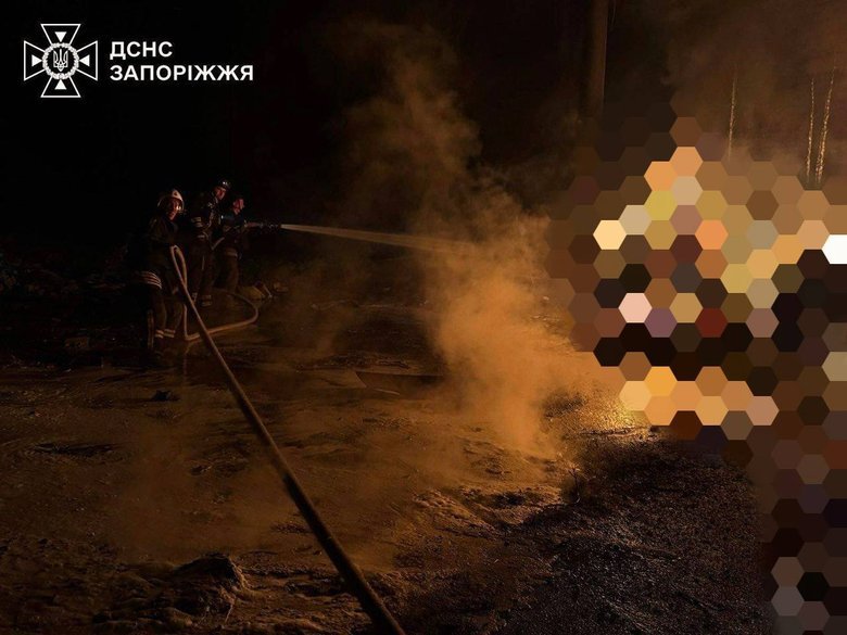 Zaporizhzhia after shelling