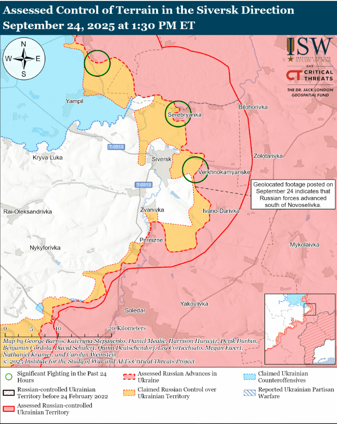Войска РФ готовятся к наступлению на Херсонщине: карты ISW