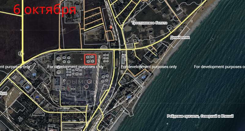 У тимчасово окупованій Феодосії другу добу горить нафтобаза