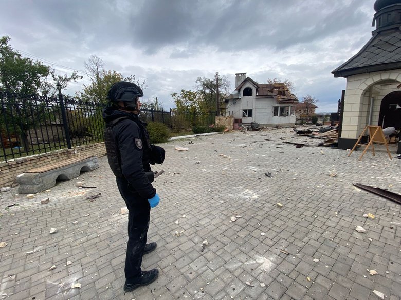 Shelling of Kostyantynivka on October 11