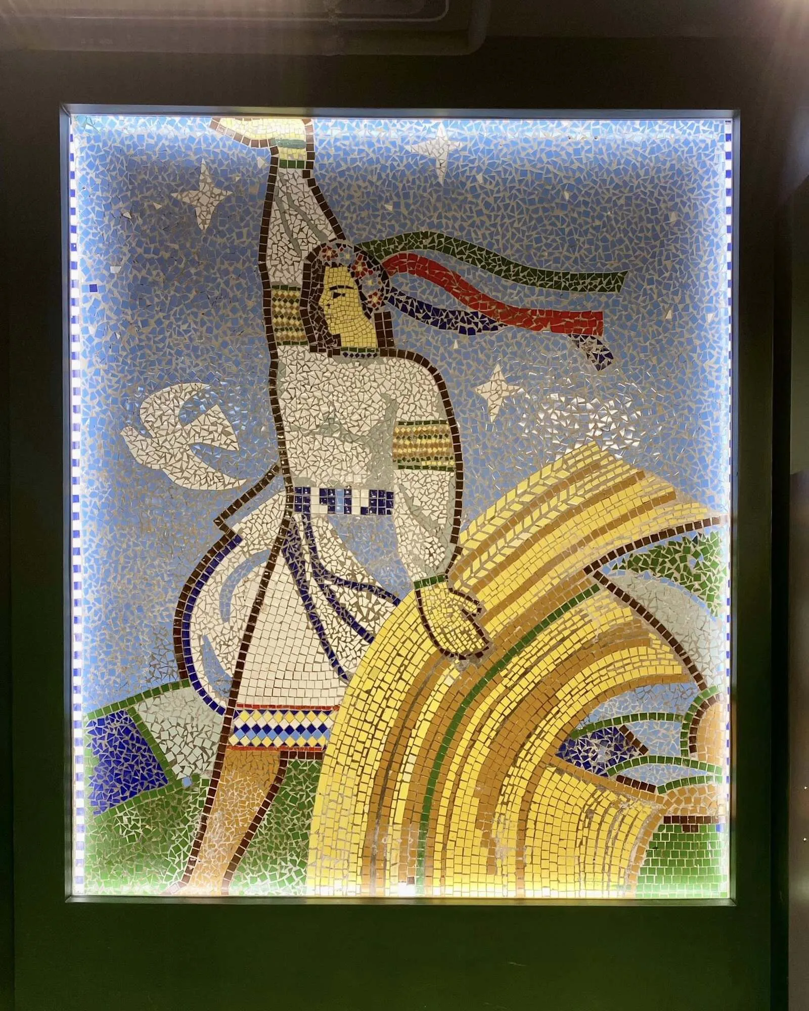 Долгое время была скрыта от людей: в Киеве нашли уникальную мозаику. Фото и видео