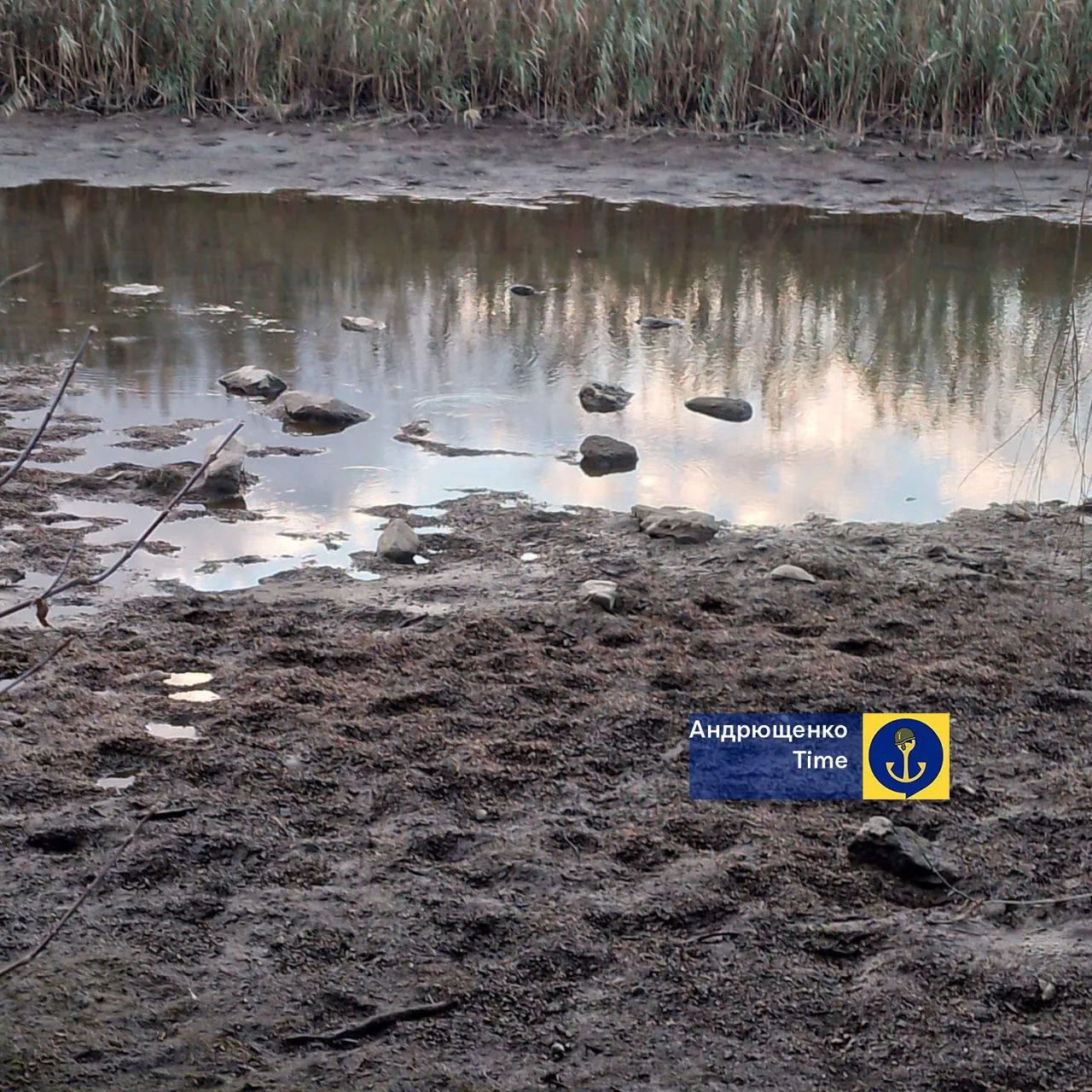 Так же начиналось в Крыму: Павлопольское водохранилище возле оккупированного Мариуполя стремительно мелеет