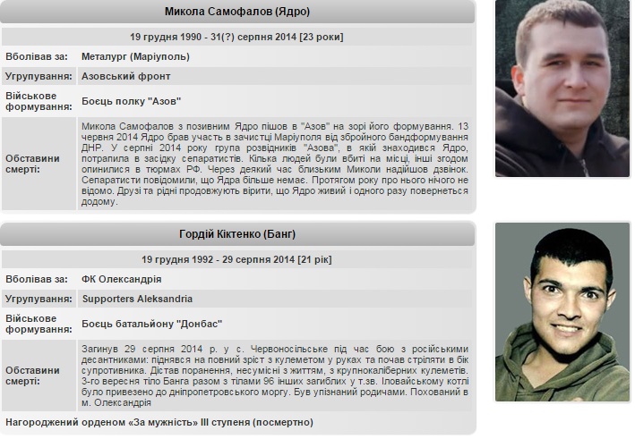 Вони померли за Україну: Герої ультрас, які загинули в боях на Донбасі (ФОТО) - фото 5 Вони померли за Україну: Герої ультрас, які загинули в боях на Донбасі (ФОТО) - фото 5