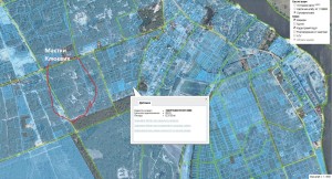 Кадастровий номер ділянки Барах 3323155400:05:007:0086 поряд з маєтками Клюєвих