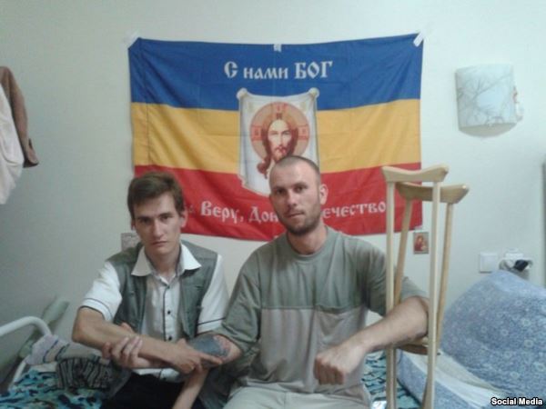 Антон Раевский в госпитале после ранения