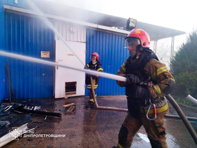 У Павлограді через повторний російський удар постраждав рятувальник